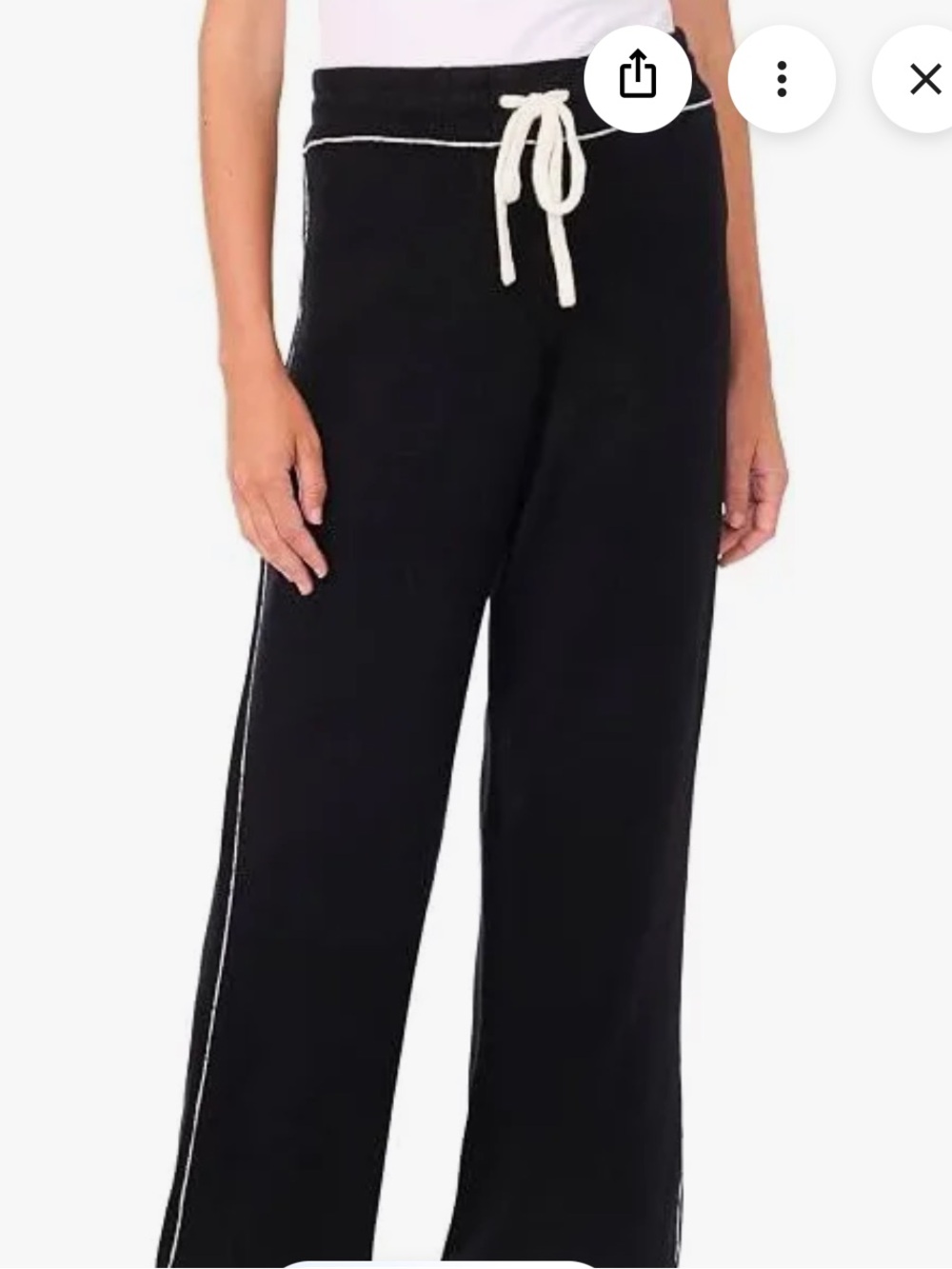 Vince Camuto Women’s Cozy Season Wide Leg Sweatpants/ Lounge wear